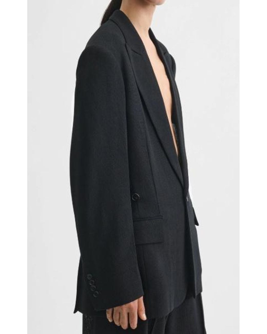 Phoebe Philo Black Long-Sleeved Suit Jacket