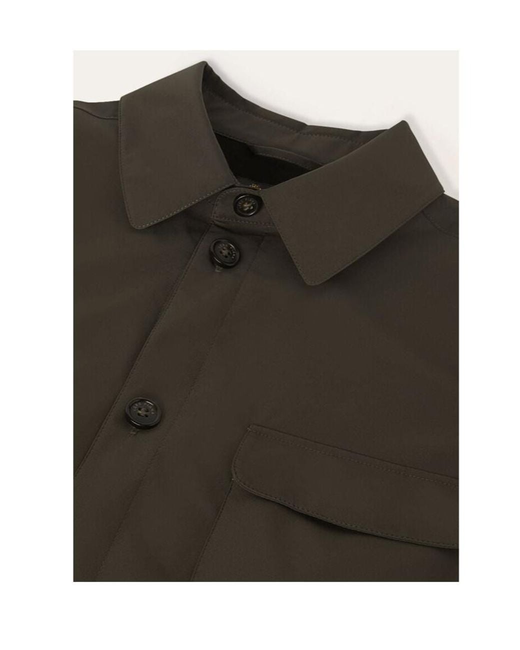 Loro Piana Green Long-Sleeved Shirt for men