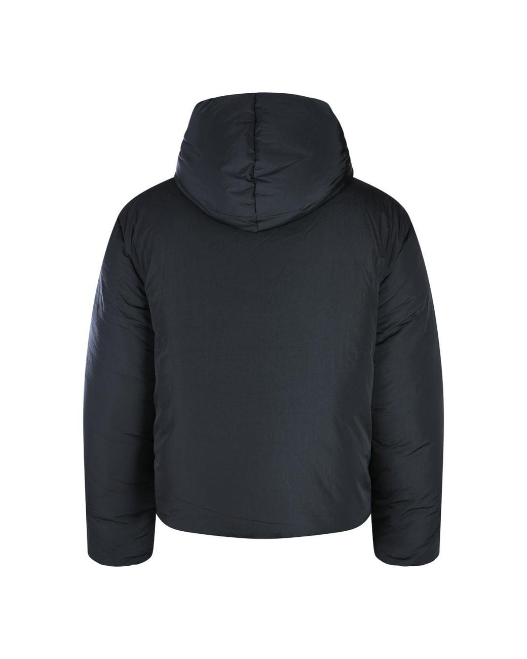 Jacquemus Black Logo Patch Hooded Jacket for men