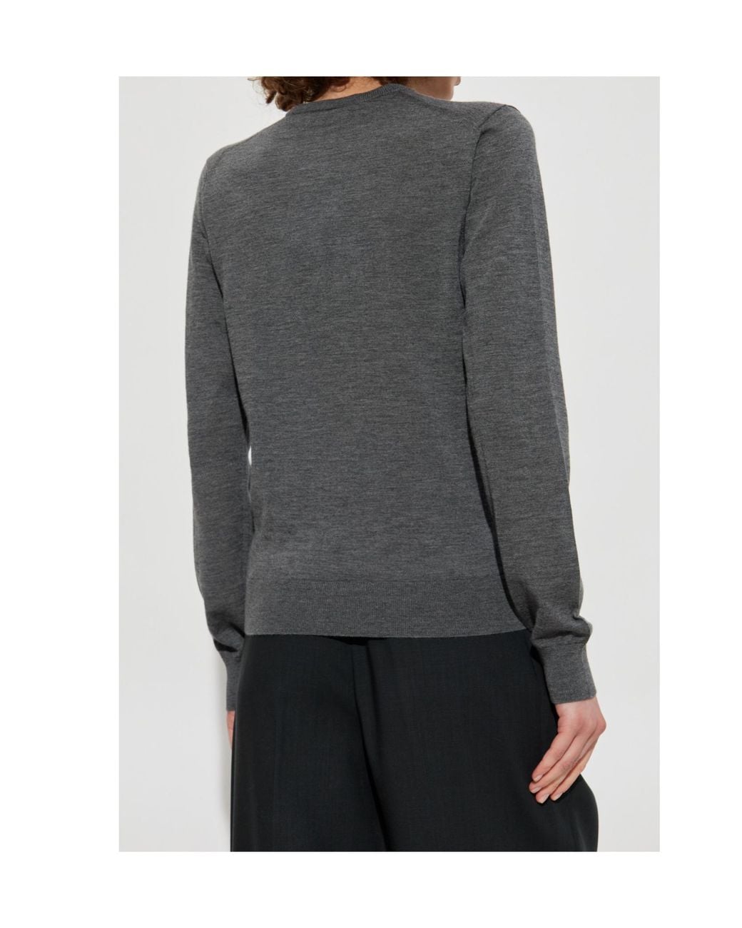 Dolce & Gabbana Gray Long Sleeved Buttoned Cardigan