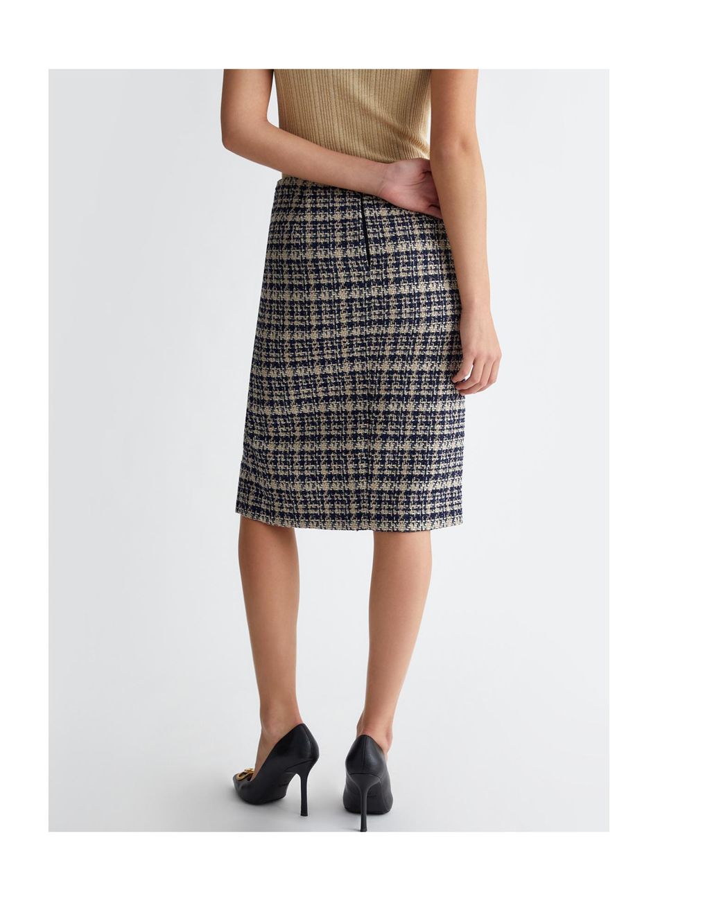 Liu Jo Black Tweed Skirt
