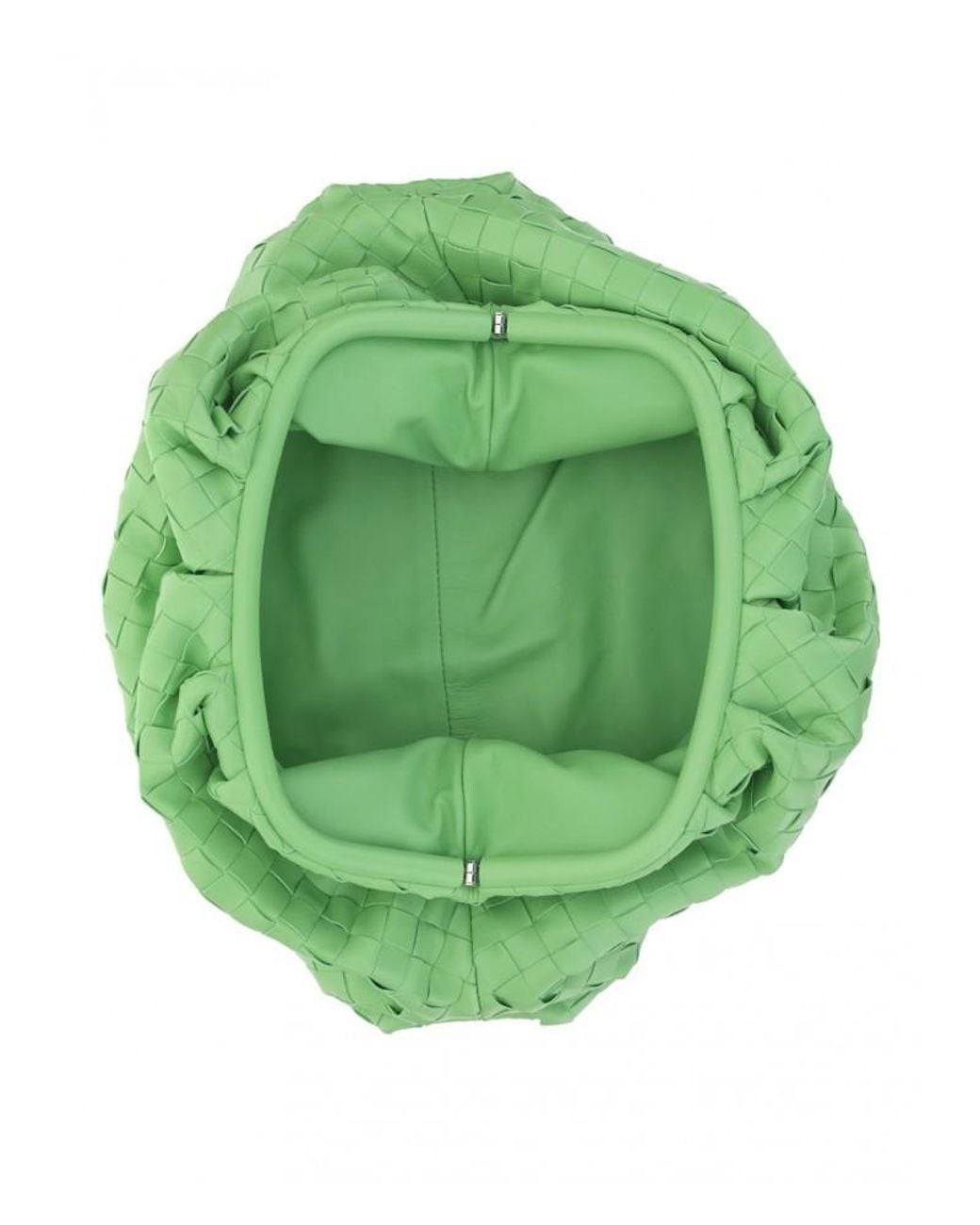 Bottega Veneta Green Pouch Knitted Clutch
