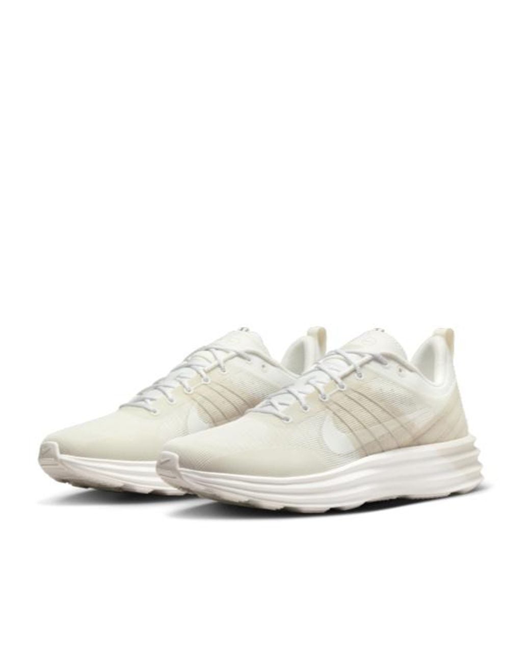 Nike Gray Lunar Roam Lace-Up Sneakers for men