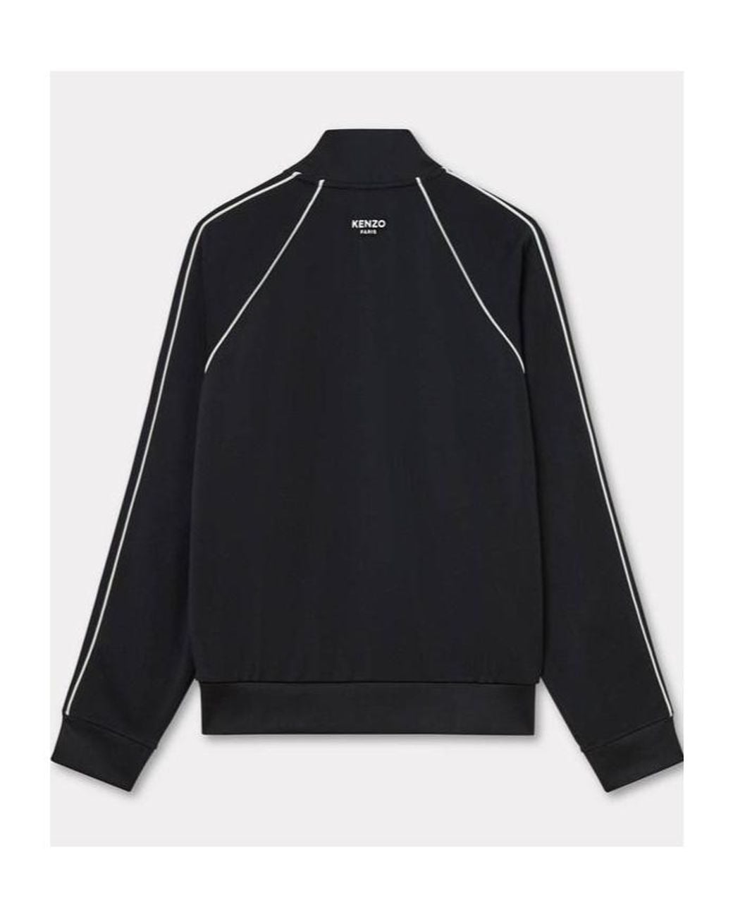 KENZO Black Pop Embroidered Track Jacket for men