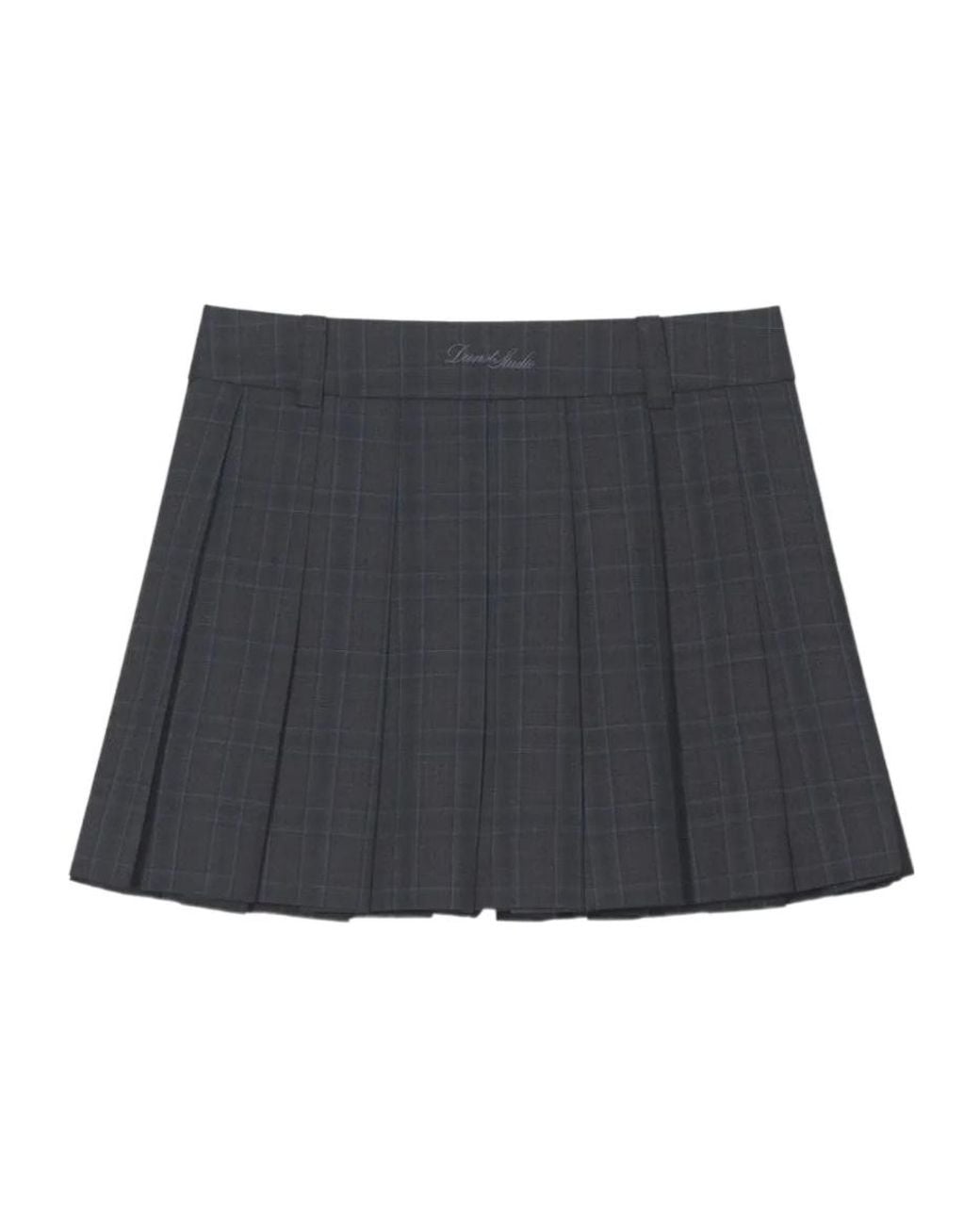 DUNST Gray Skirt With Belt Loops