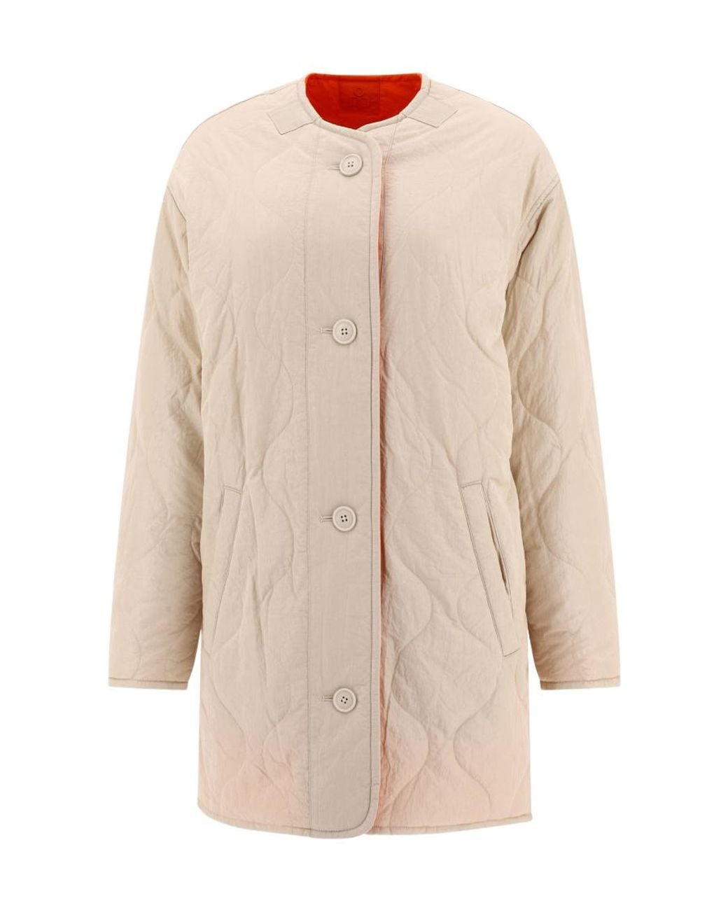 Isabel Marant Natural Isabel Marant Étoile Buttoned Reversible Quilted Jacket