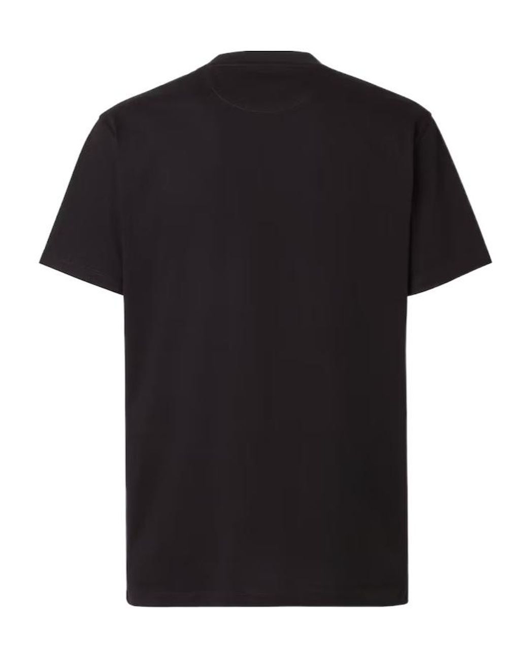 Fendi Black Pop Pois Motif Embroidered Crewneck T-Shirt for men