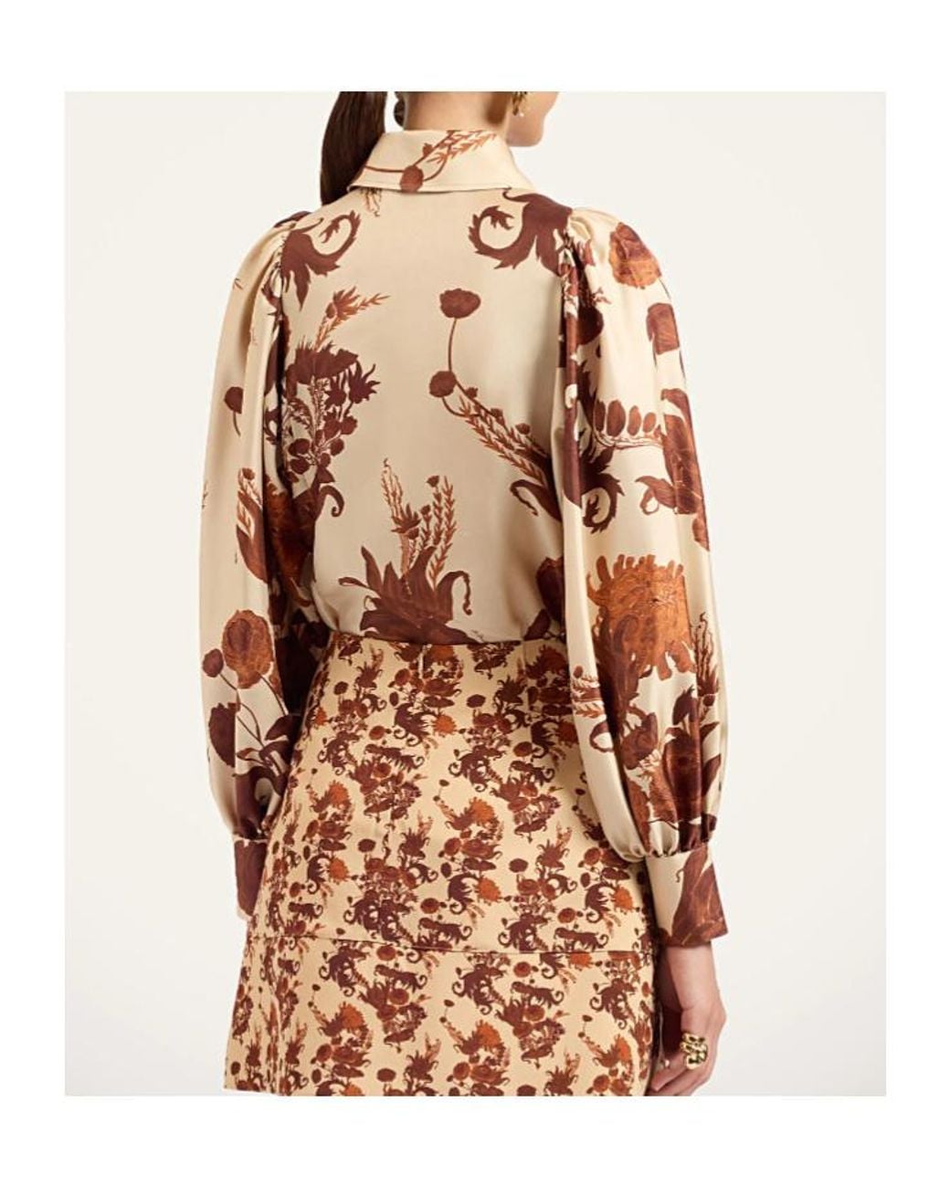 LaDoubleJ Brown Pouf Shirt