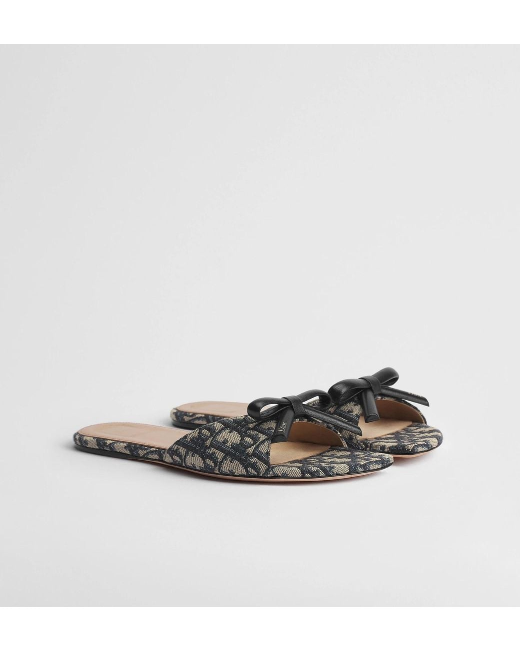 Dior Brown Bow Slide