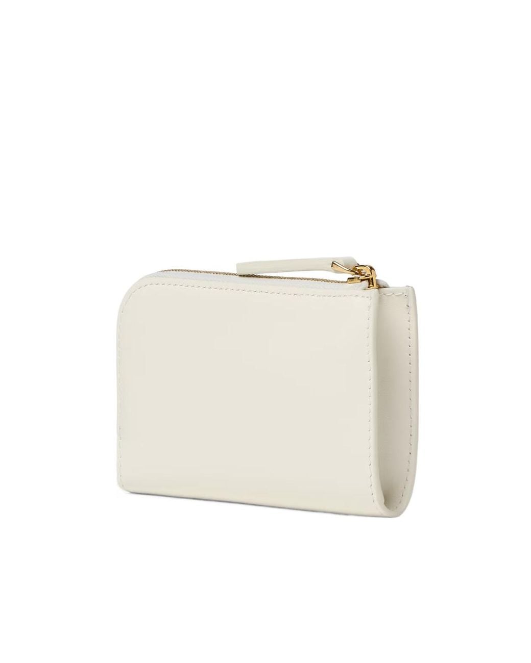 Fendi White Ff Card Case Pouch