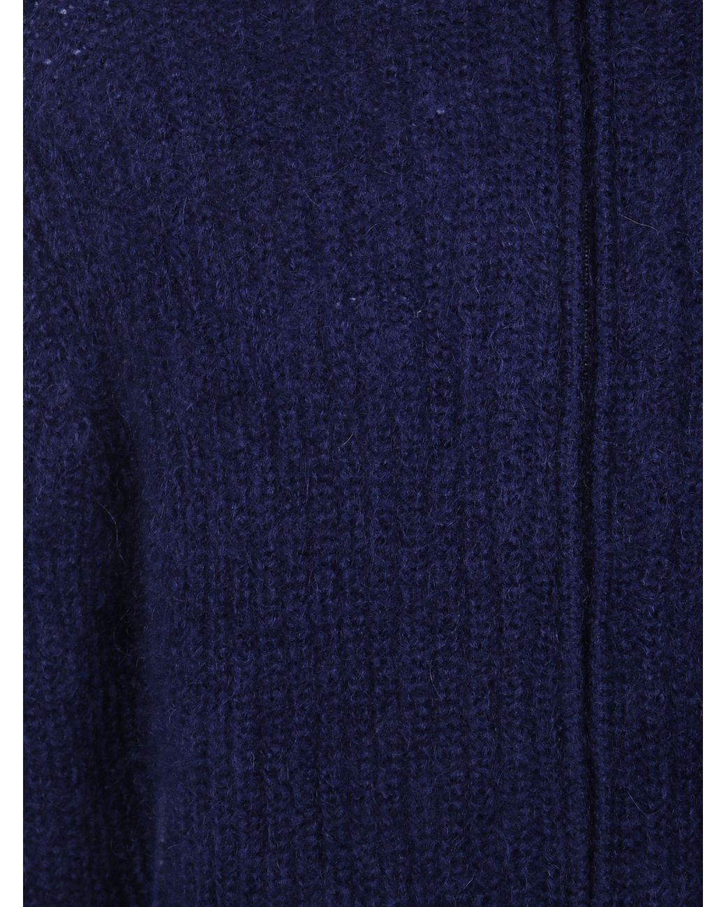Aspesi Blue Long-Sleeved Zipped Cardigan for men