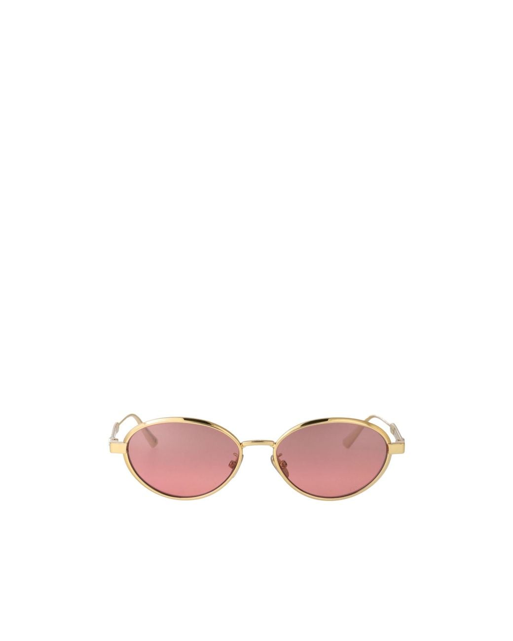 Dior Pink Eyewear Cannage R1U Oval Sunglasses