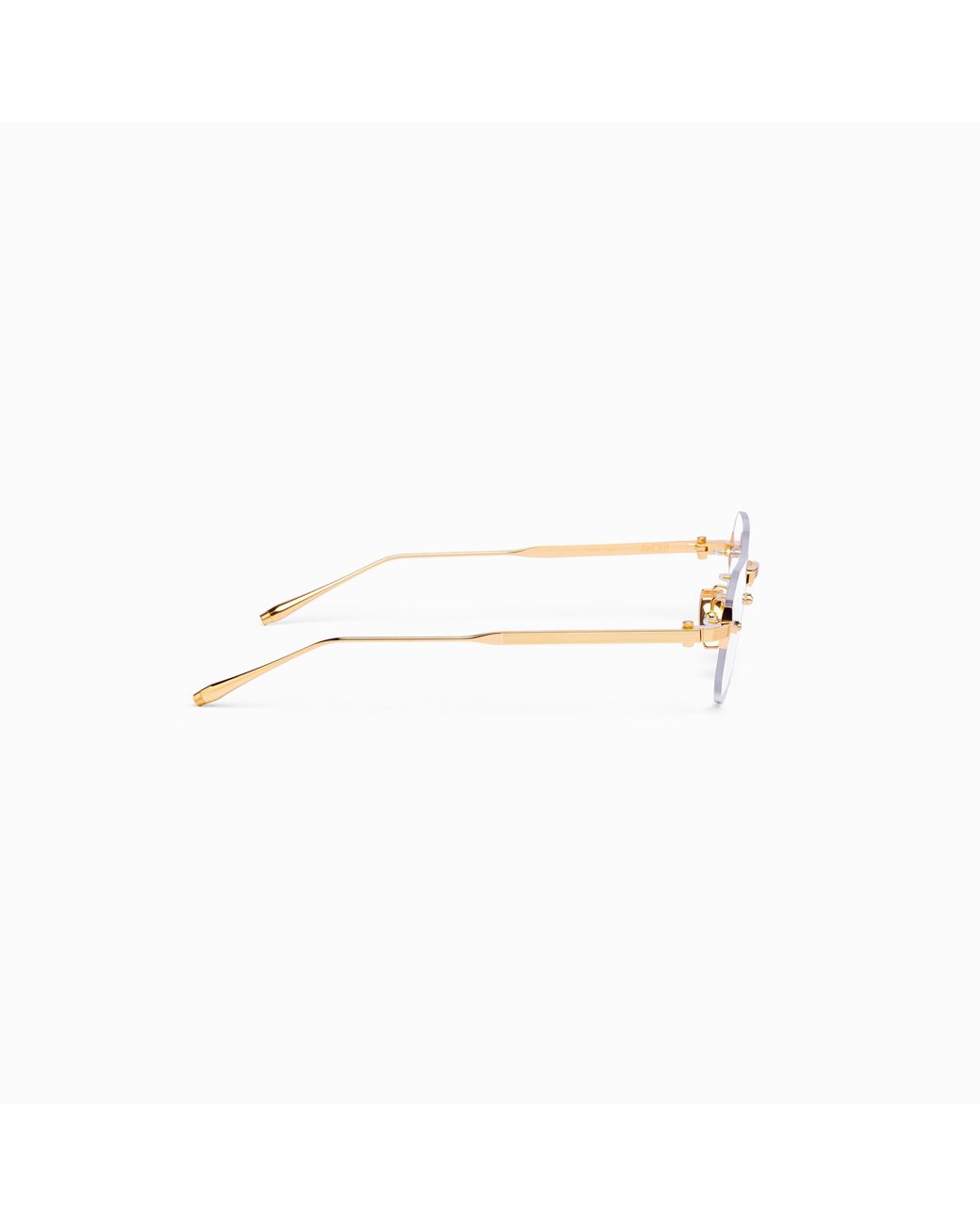 Akoni White Geometric Flat Lens for men