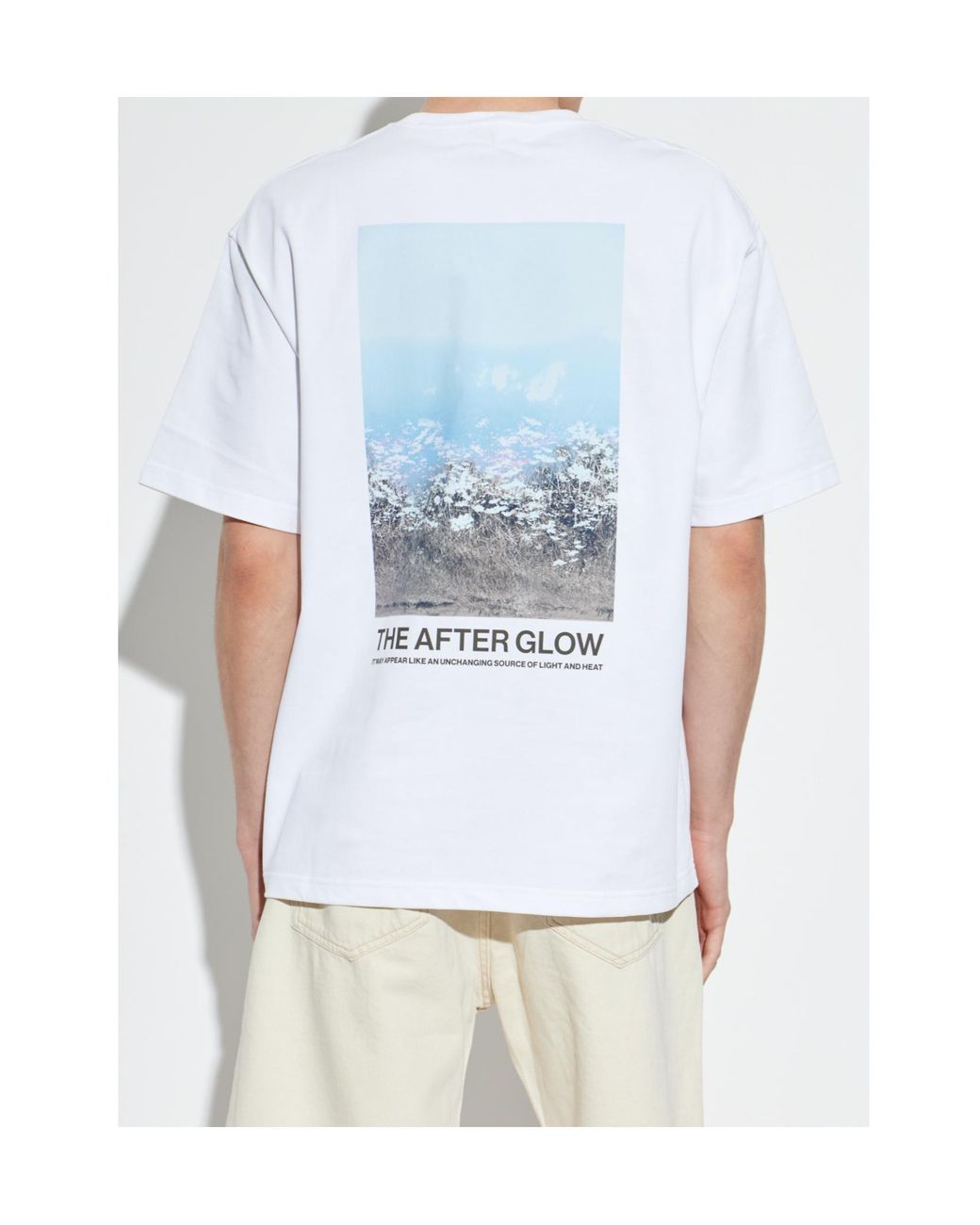 Samsøe & Samsøe White Samsøe Samsøe Sauni Logo T-Shirt for men