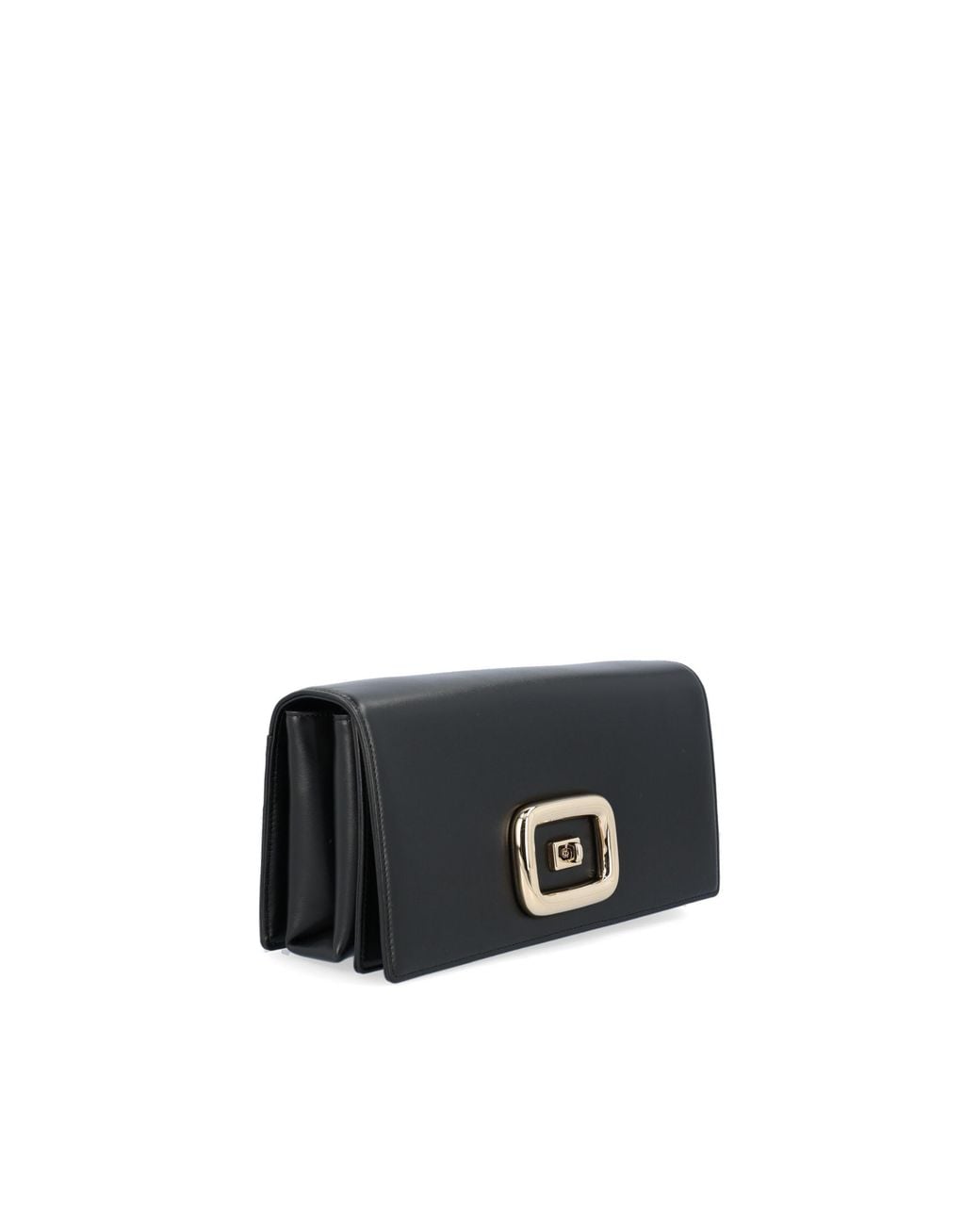 Roger Vivier Black Viv' Choc Crossbody Bag