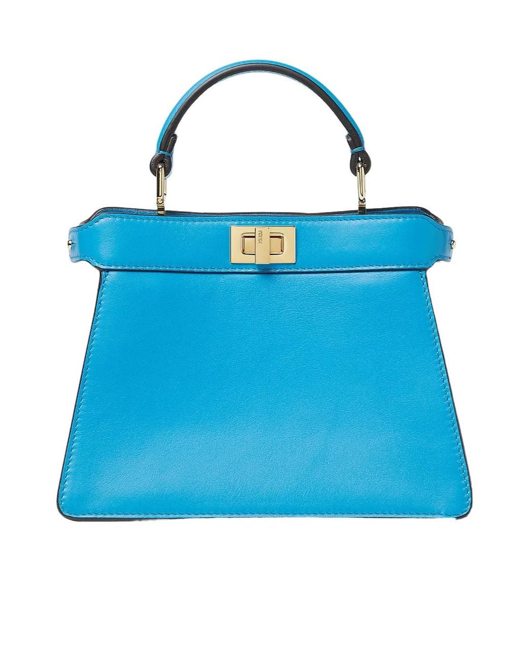 Fendi Blue Peekaboo Iseeu Petite Tote Bag