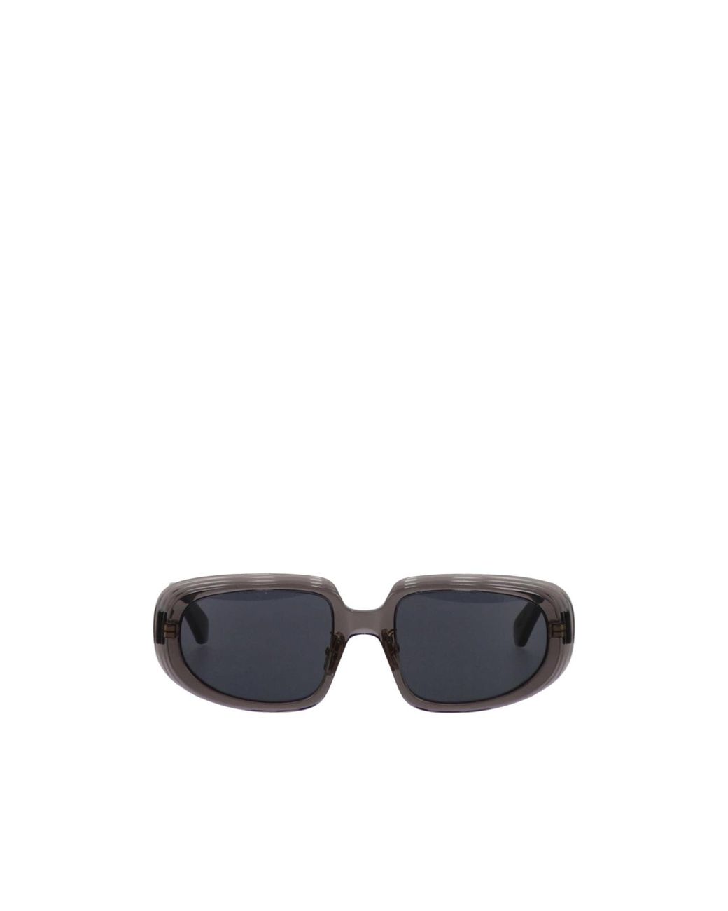 Loewe White Mini Anagram Steps Rectangular Sunglasses