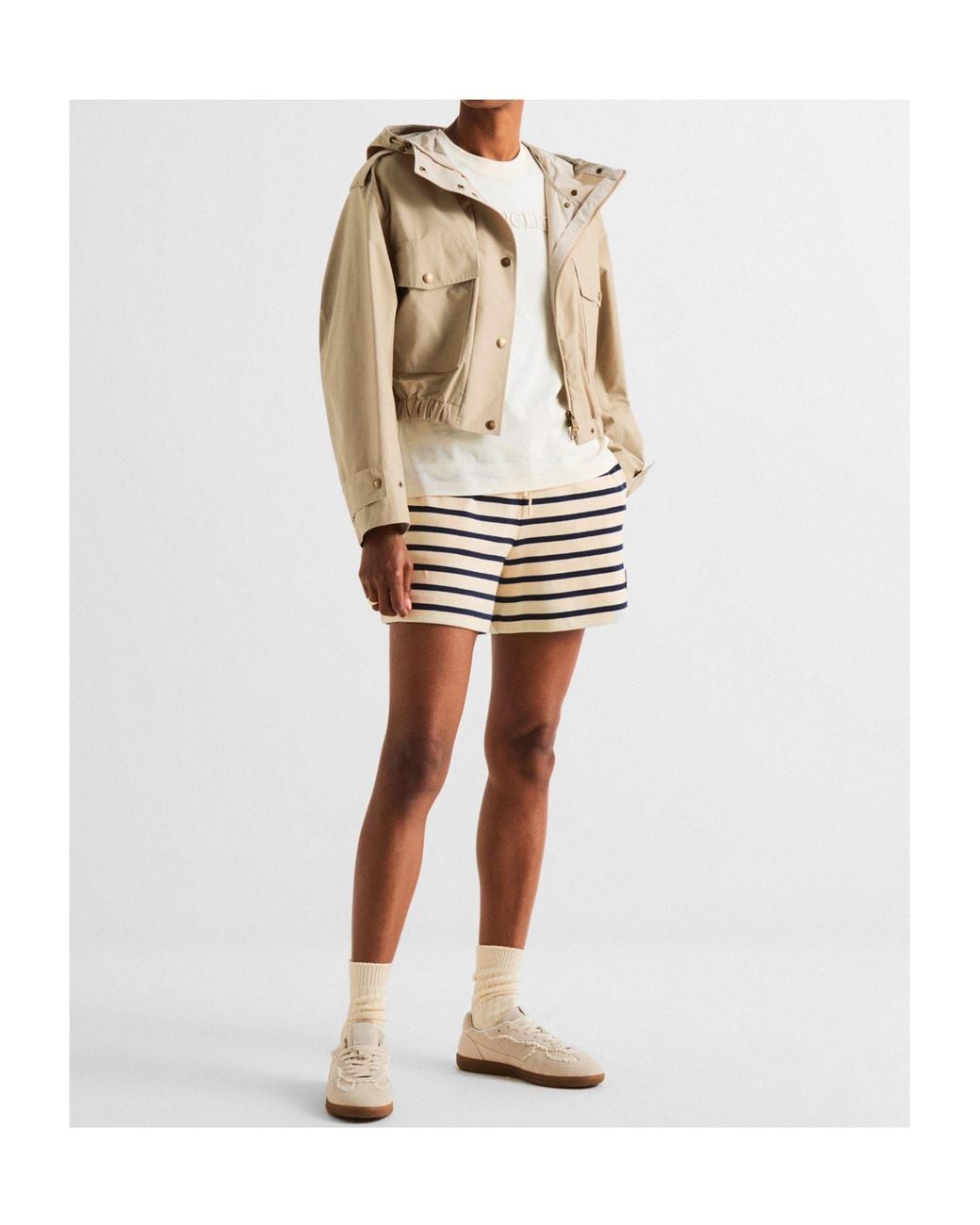 Moncler Natural Windproof Hooded Jacket