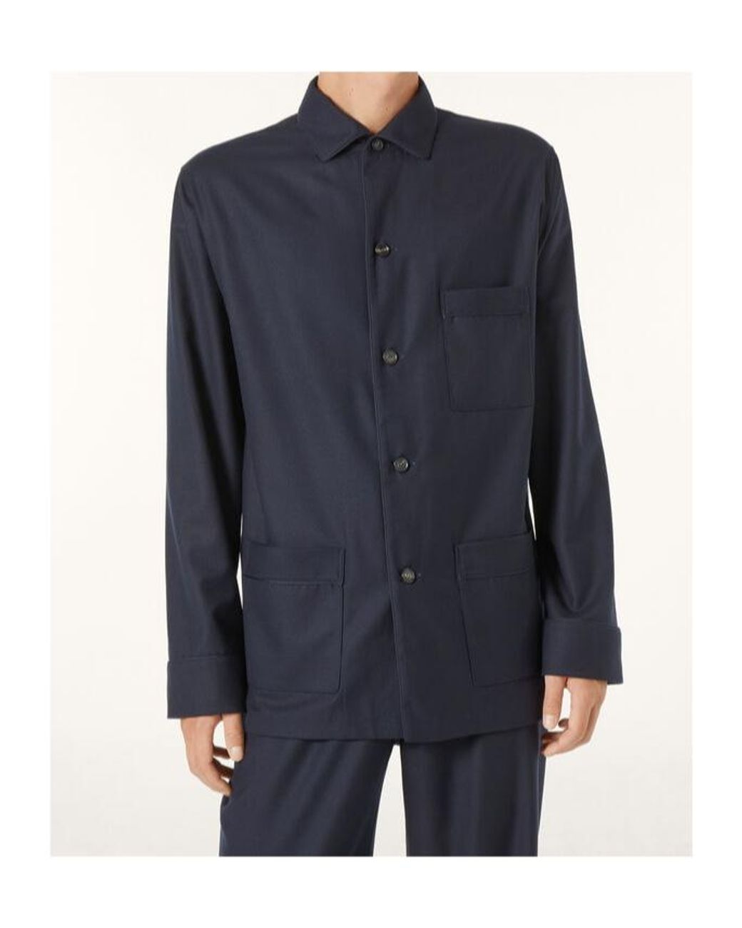 Loro Piana Blue Lian The Gift Of Kings Shirt for men