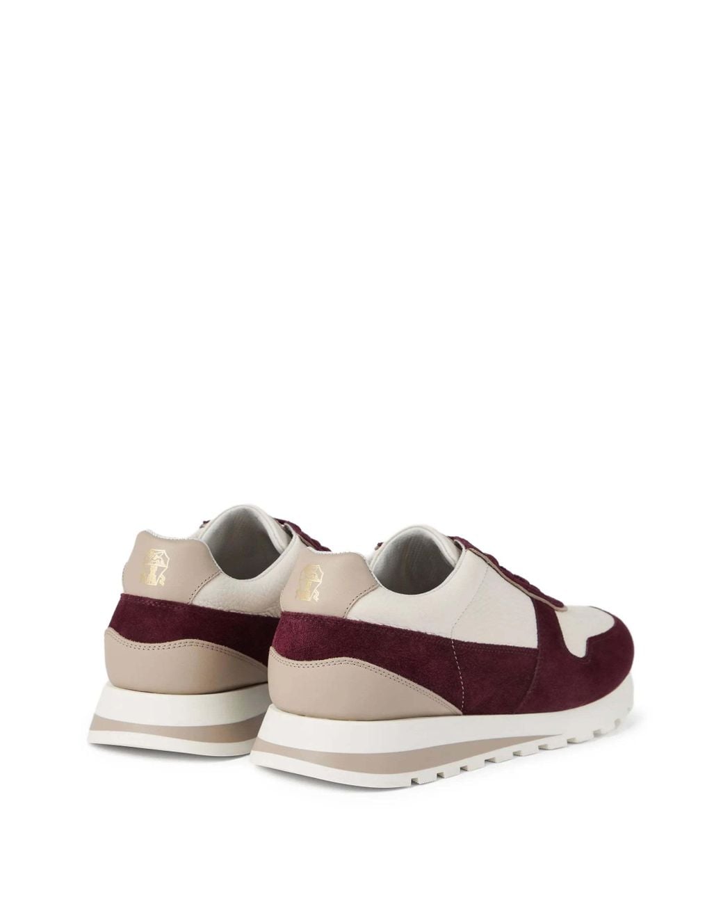 Brunello Cucinelli Purple Suede Sneakers for men