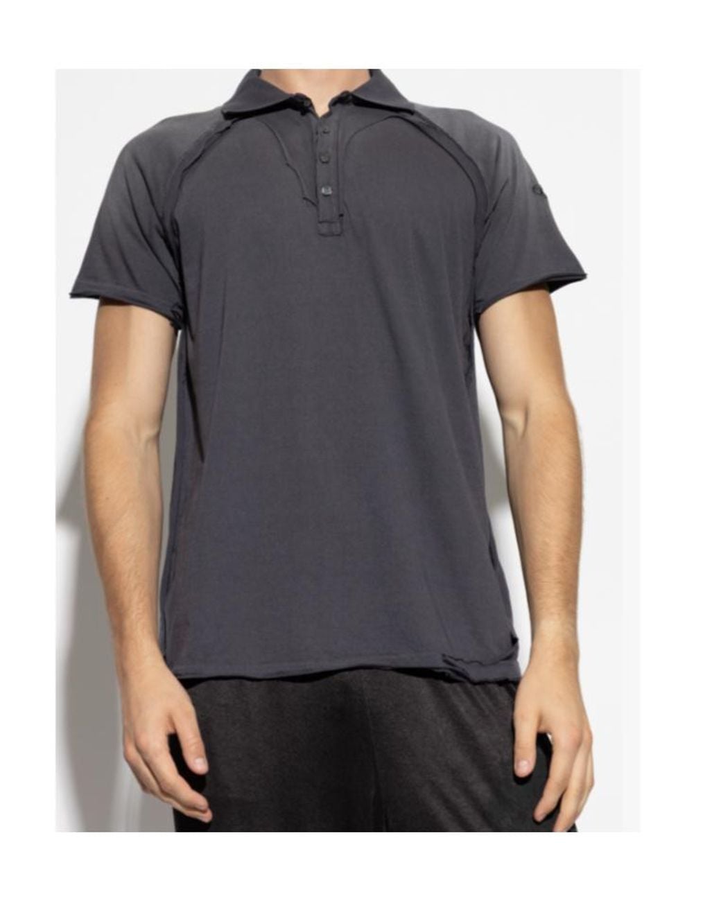 DIESEL Gray T-Nory Short-Sleeved Polo Shirt for men