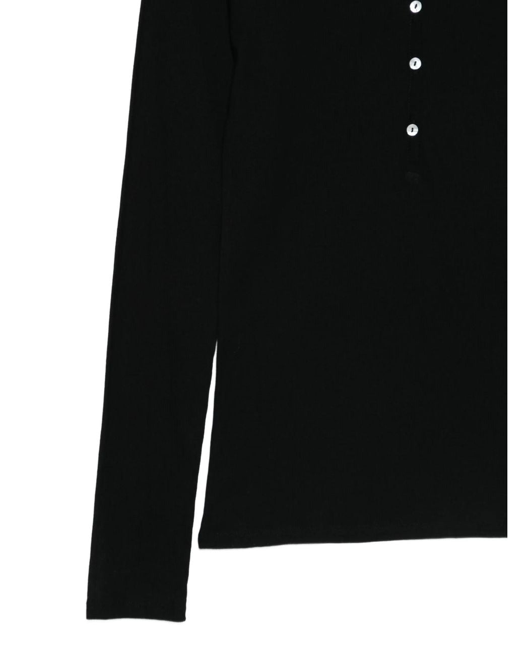 Soeur Black Isabella Ribbed Top