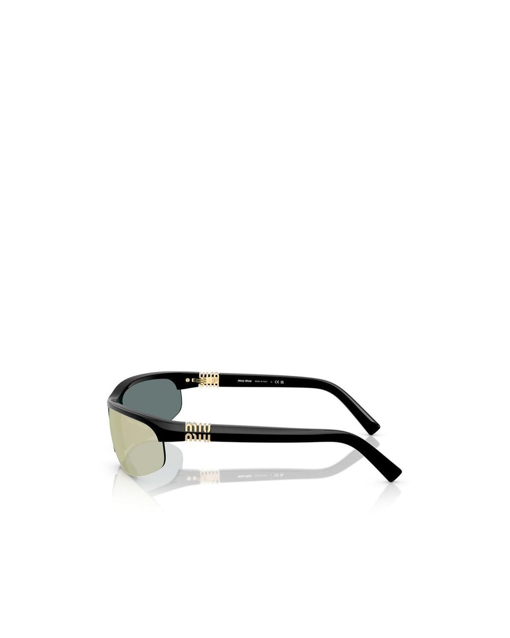 Miu Miu Pink Eyewear Wraparound Sunglasses