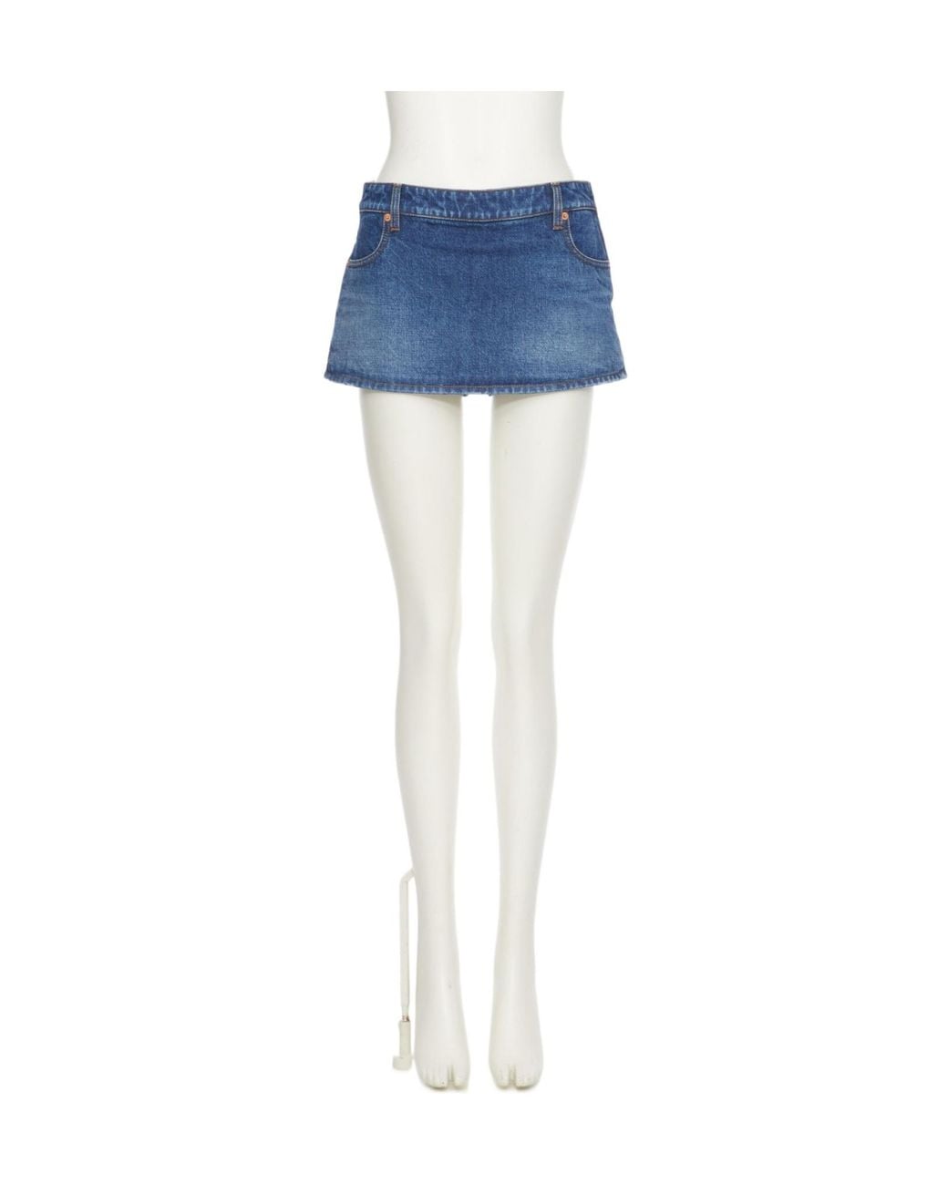 Valentino Blue Belt-Loop Shorts