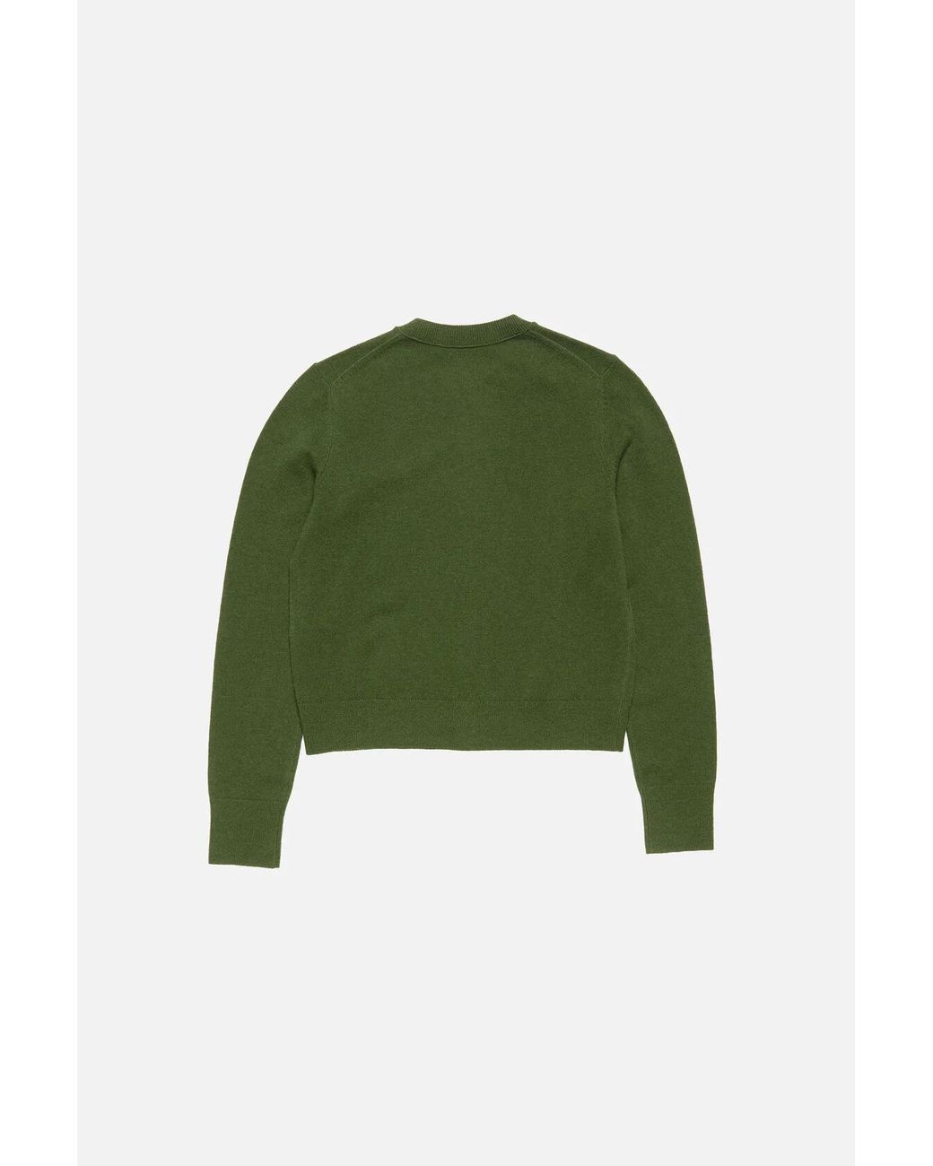 Acne Green Buttoned Cardigan
