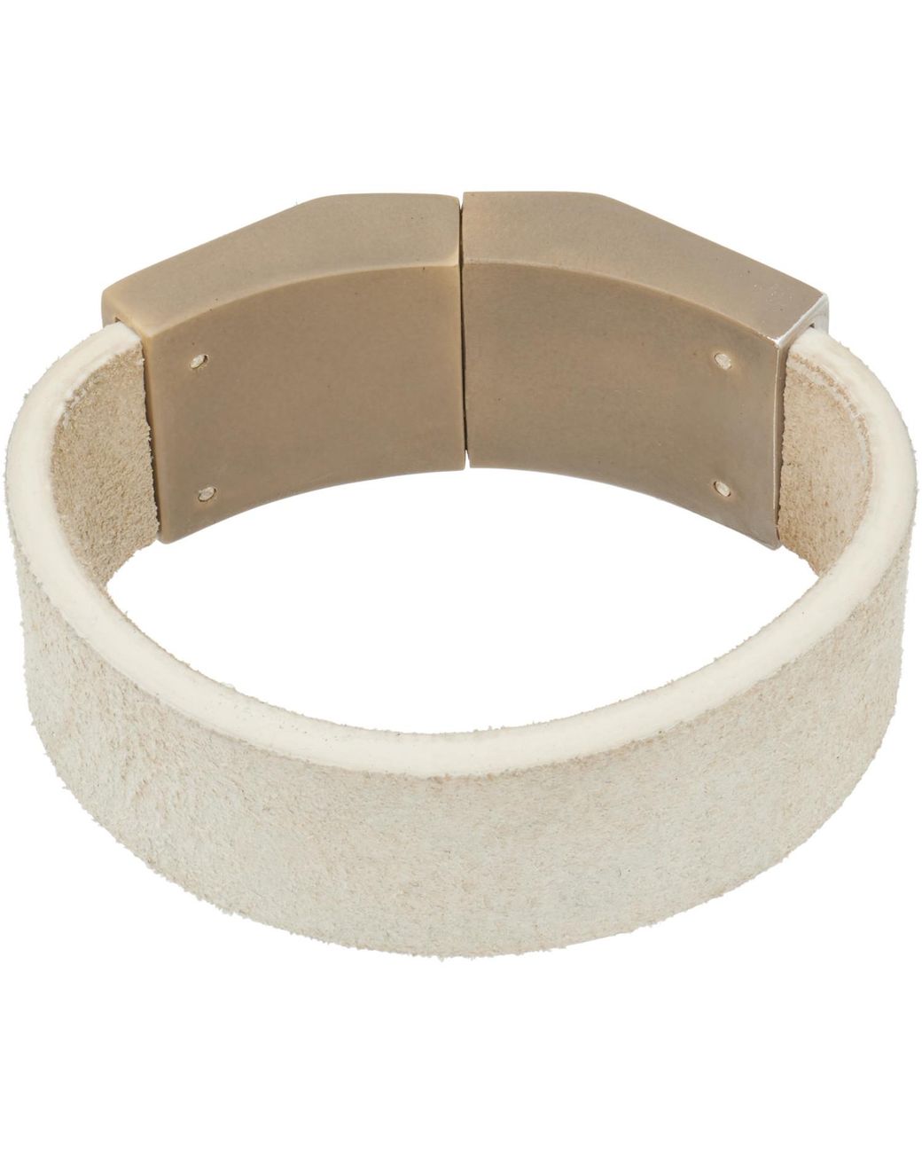 Parts Of 4 White Box Lock Bracelet for men