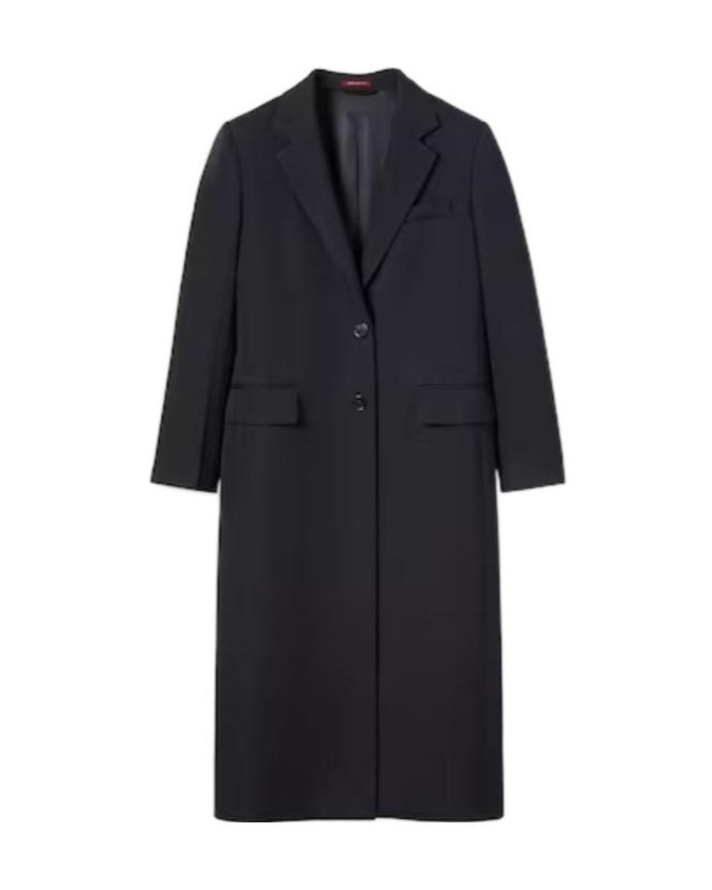 Gucci Blue Collared Button-Up Long Coat