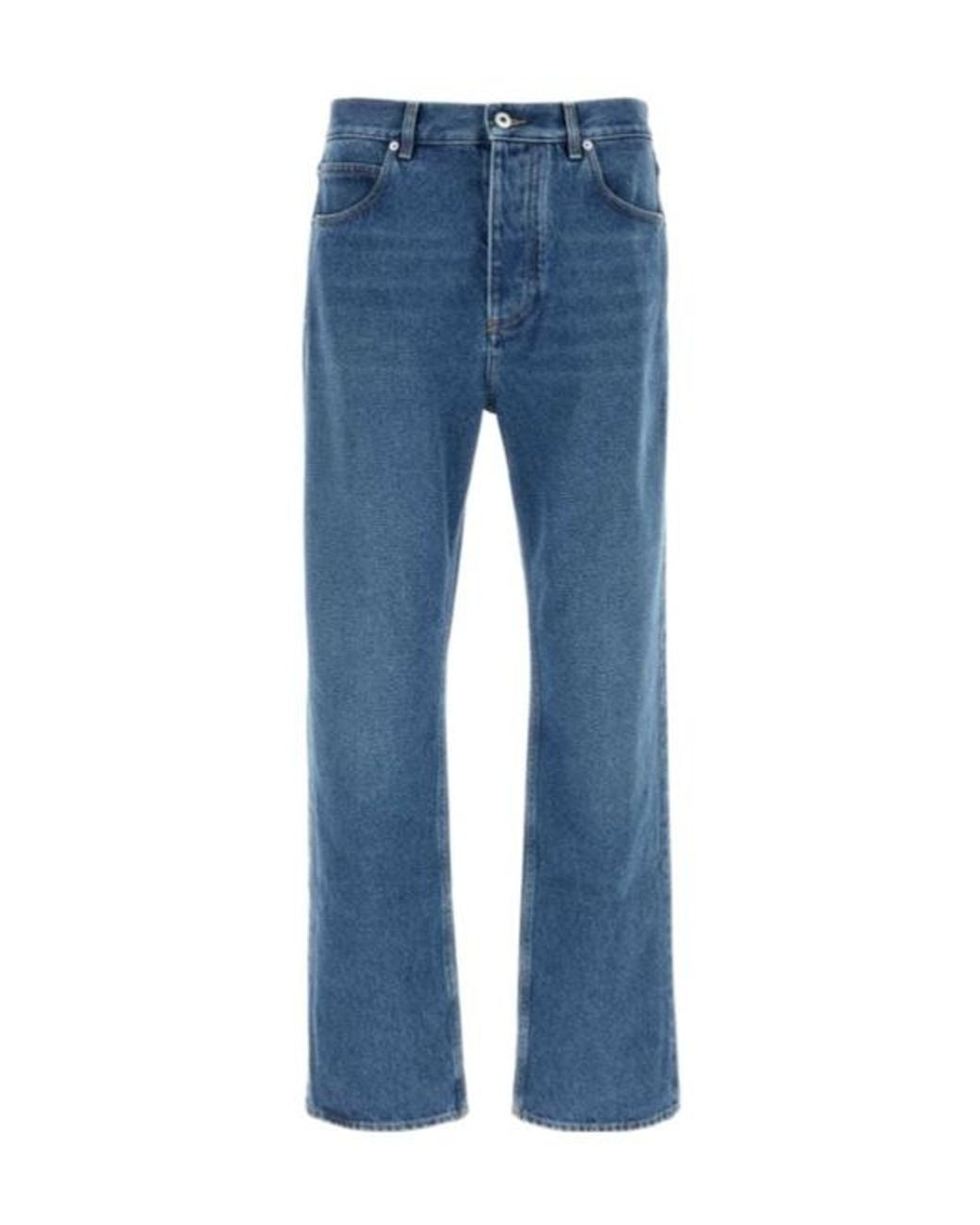 Bottega Veneta Blue Straight Leg Jeans for men