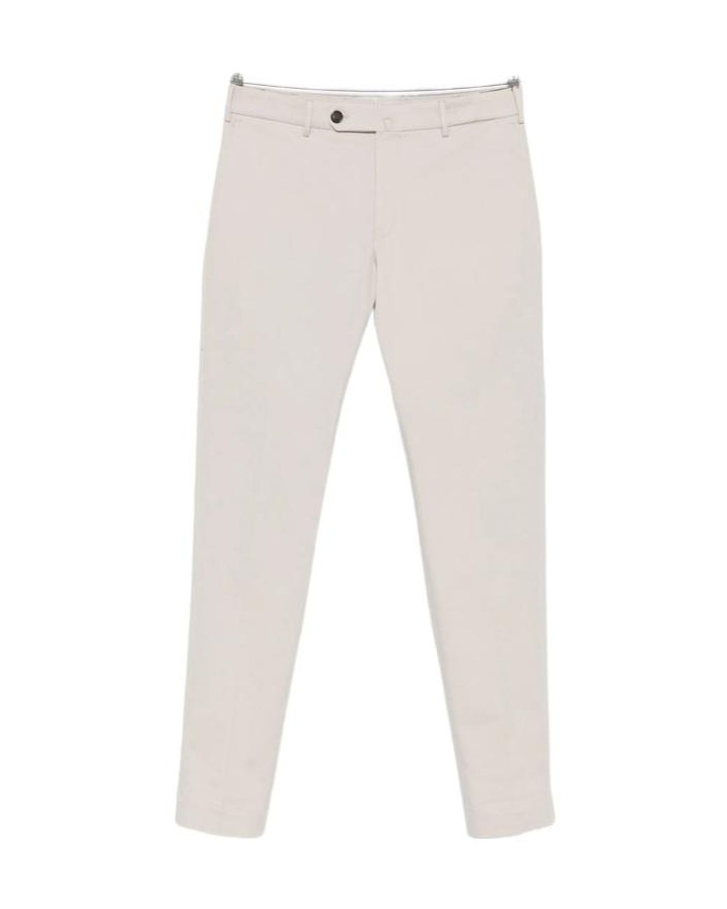 Incotex White Slim-Fit Tailored Trousers for men
