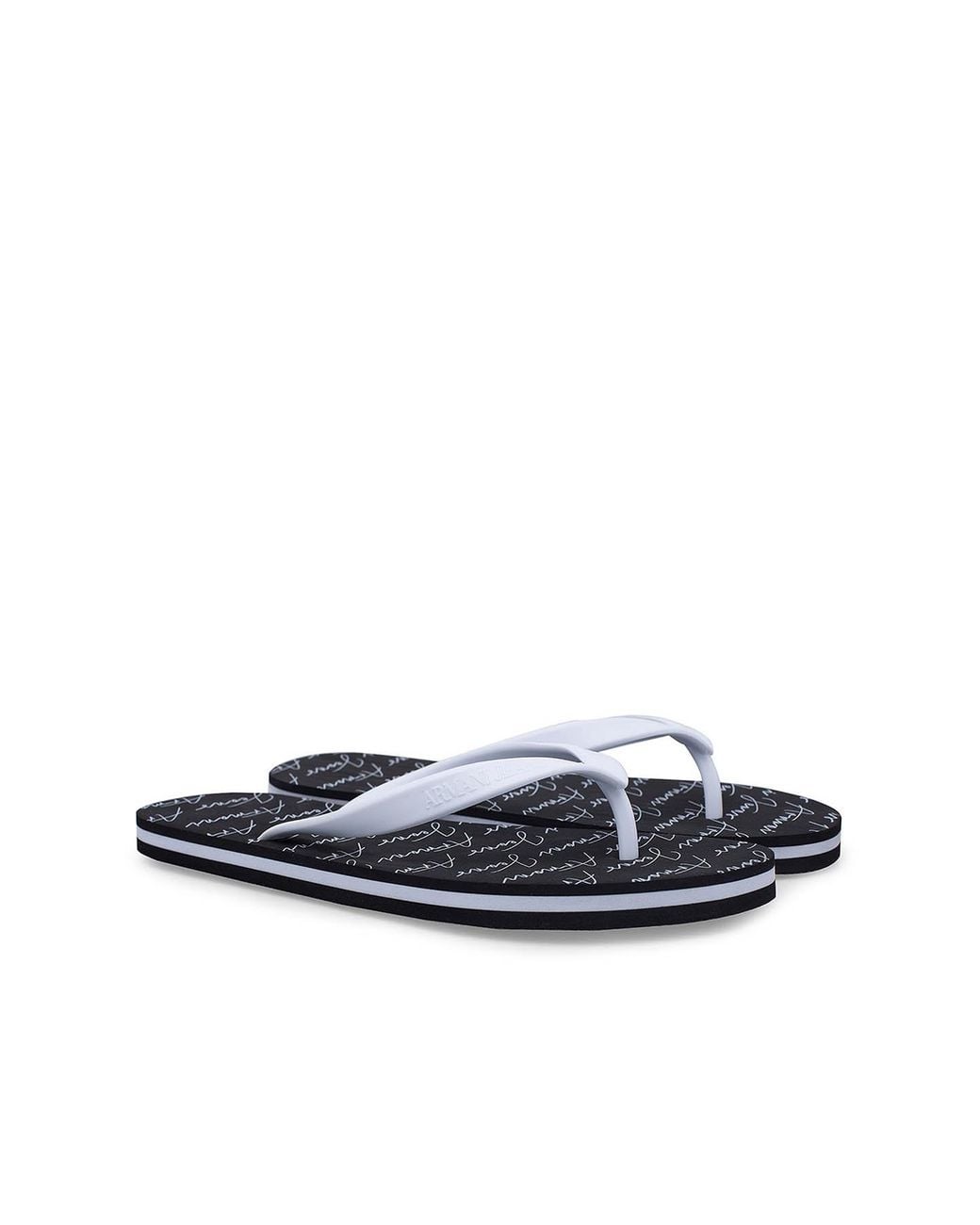 Armani Jeans Blue Logo Flip-Flops for men