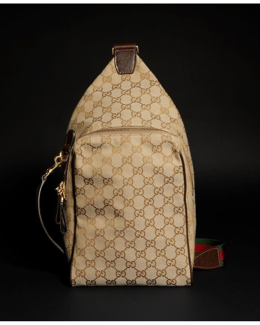 Gucci White Medium Crossbody Sling Bag for men
