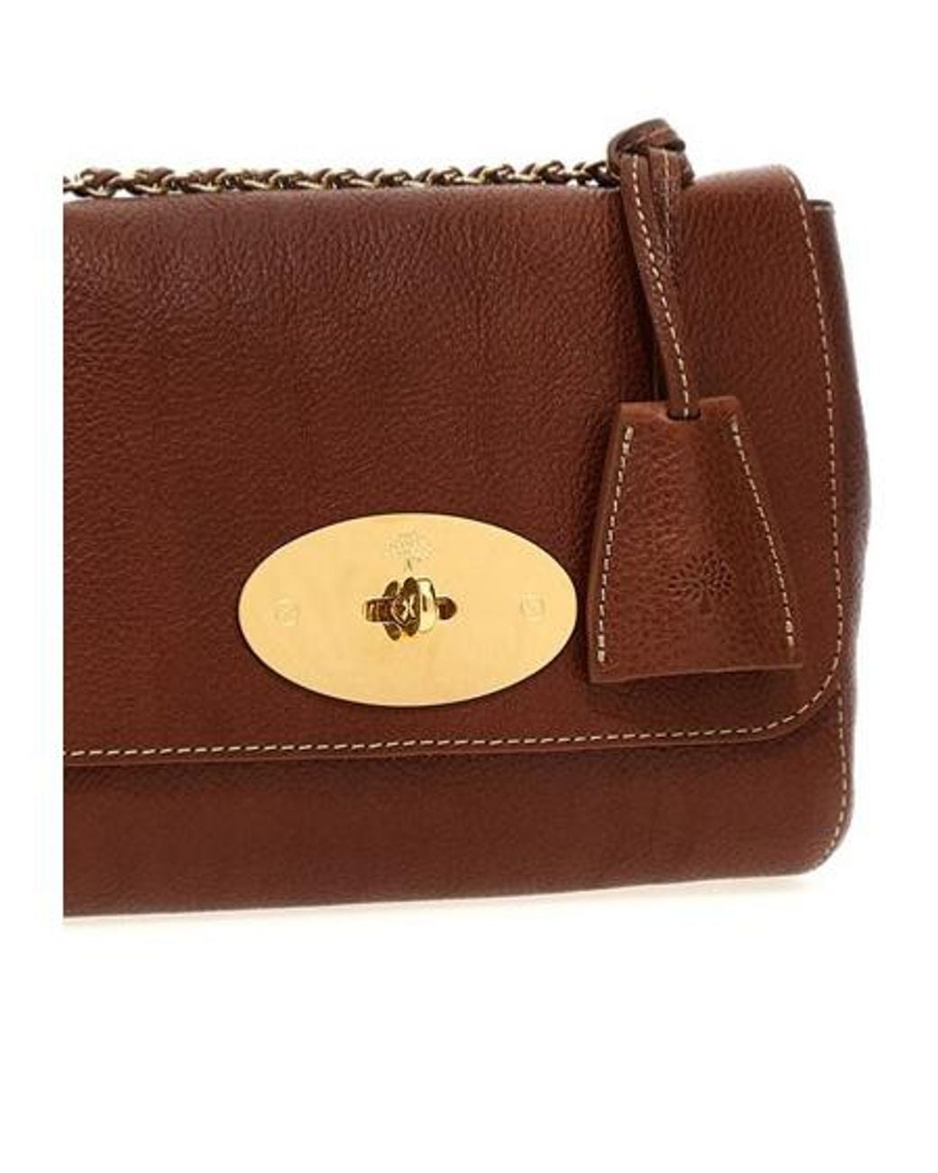 Mulberry Brown Lily Legacy Foldover Top Crossbody Bag