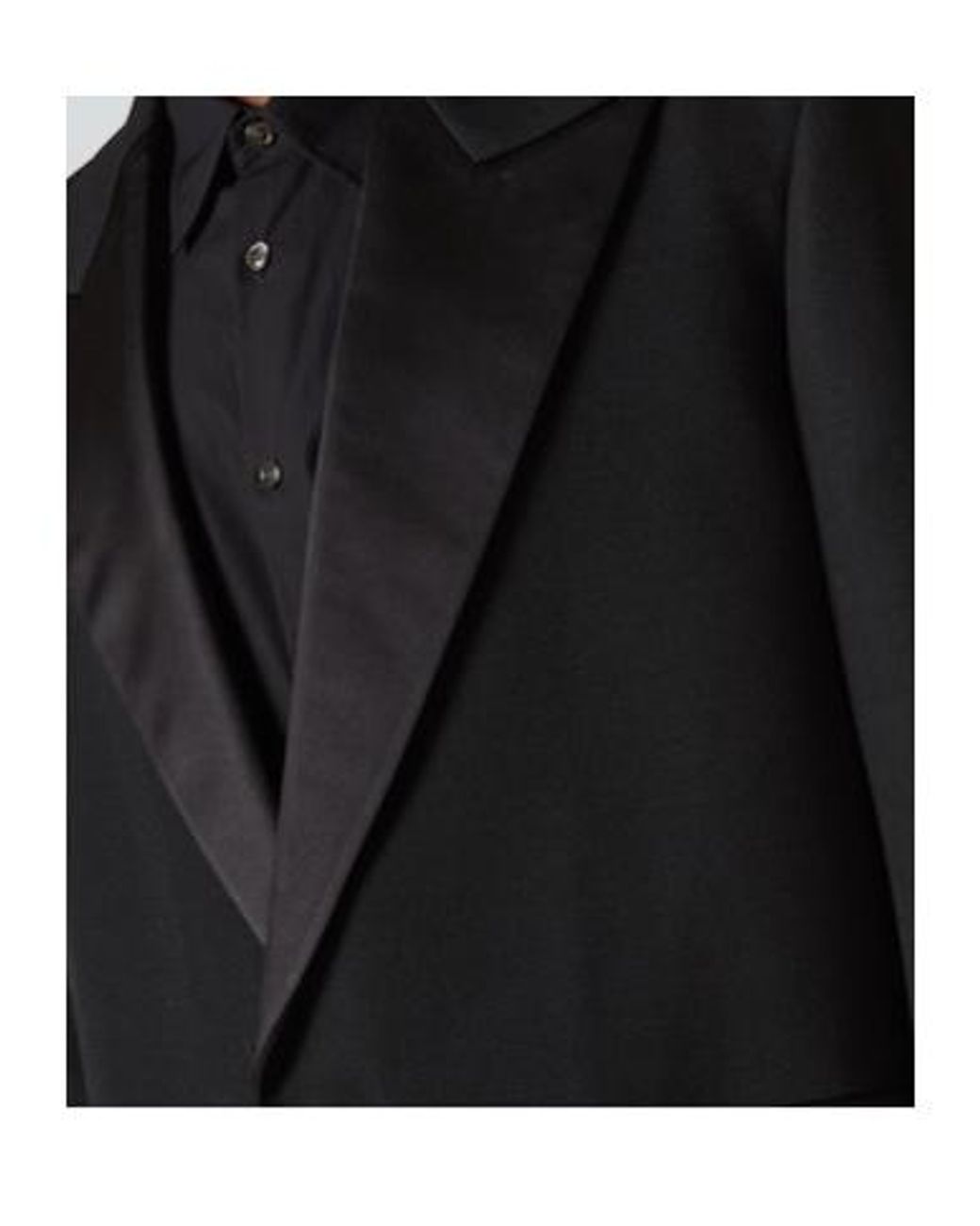 Jil Sander Black Silk-Trimmed Wool Coat for men