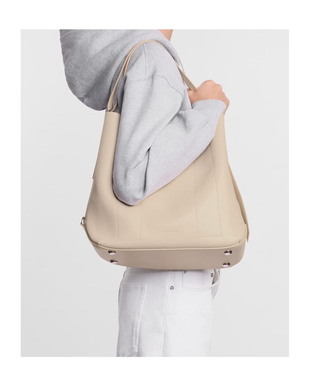 Hogan Natural Medium Hocket Hobo Bag