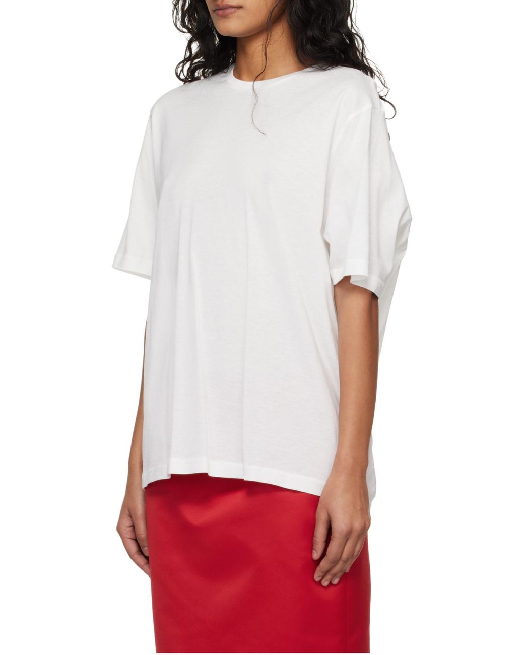 Frankie Shop White Harper Soft Organic T-Shirt
