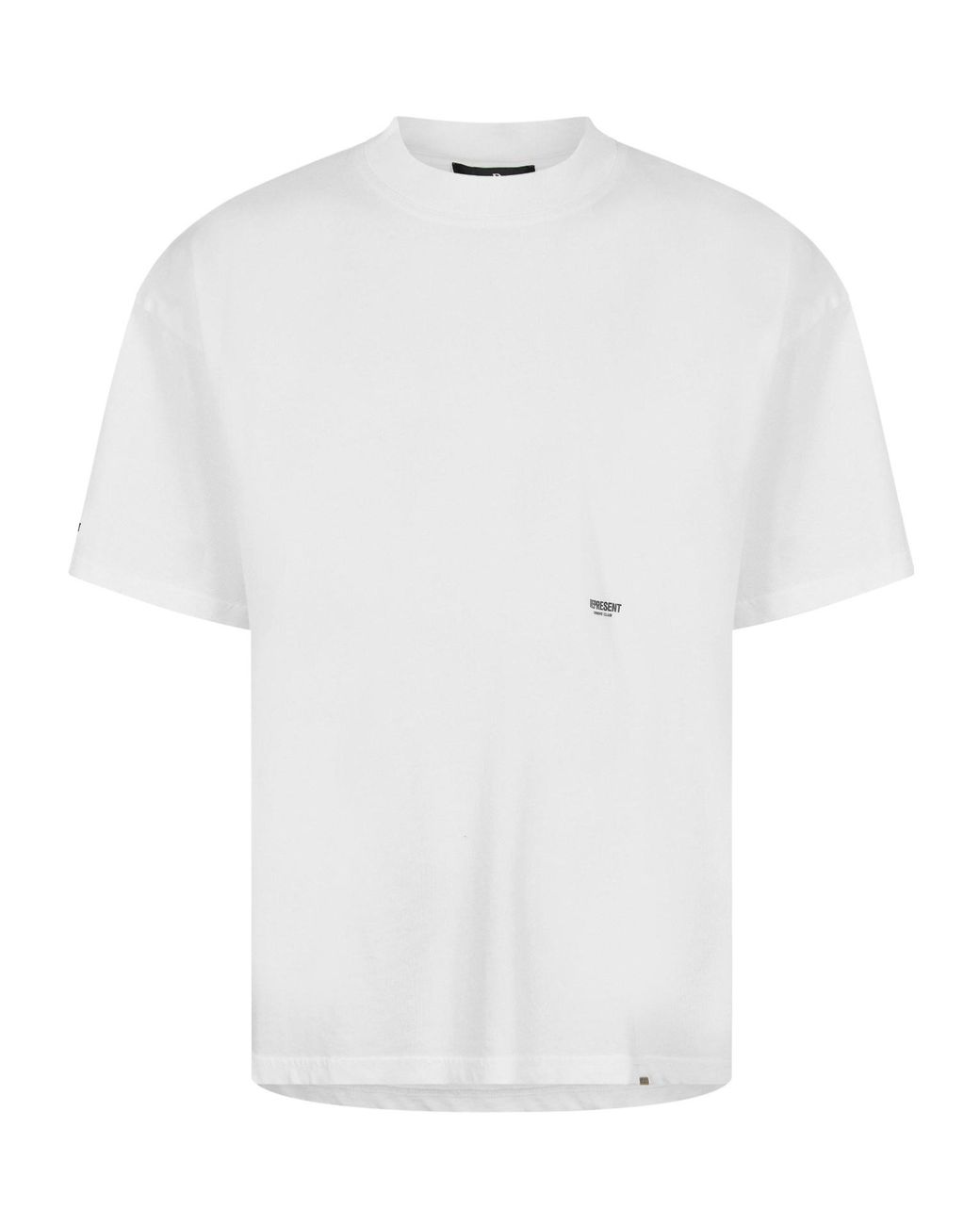 Represent White Loose Dropshoulder Tshirt for men