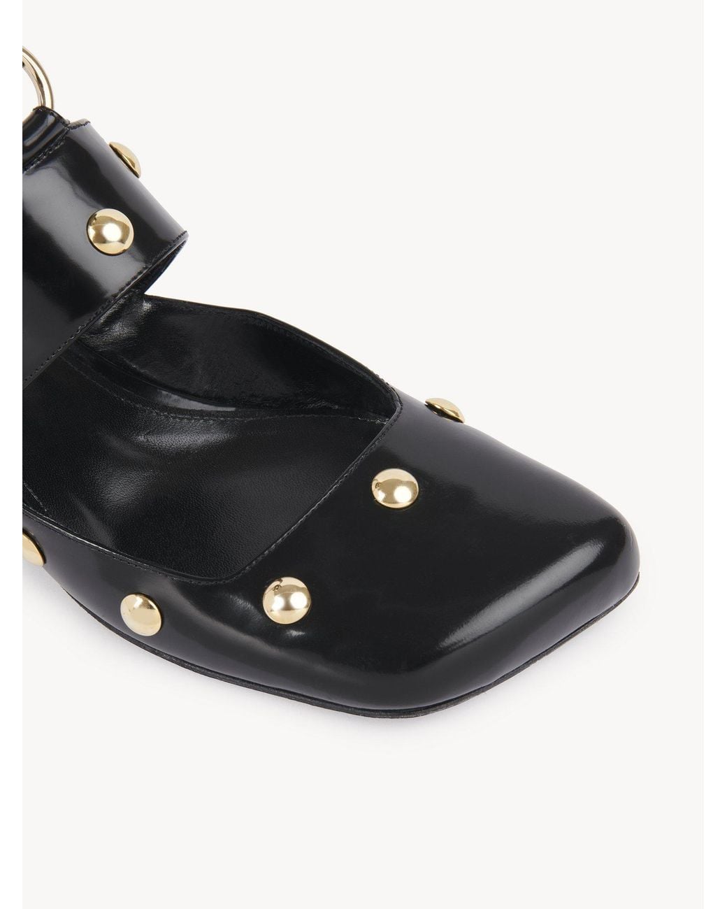 Chloé Black Chloé Jade Embellished Ballerinas