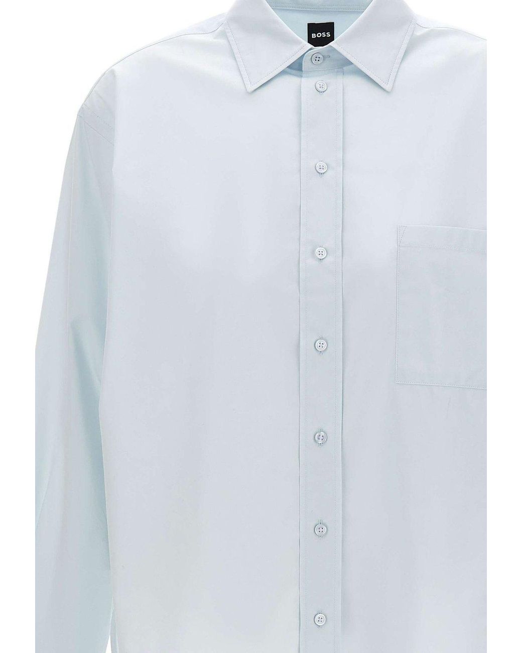 Boss Blue Saturday 1 Oversized Shirt