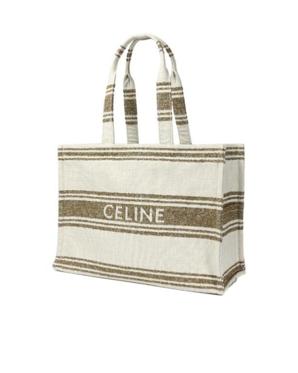 Céline Natural Logo Tote Bag