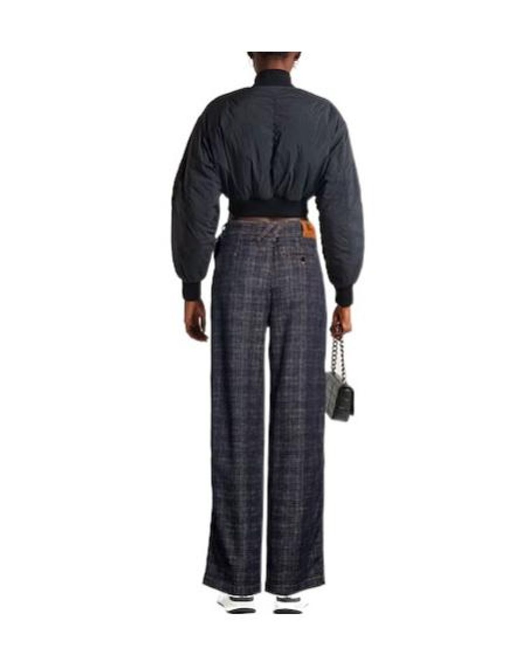 Burberry Blue Dark Wash Loose-Fit Jeans