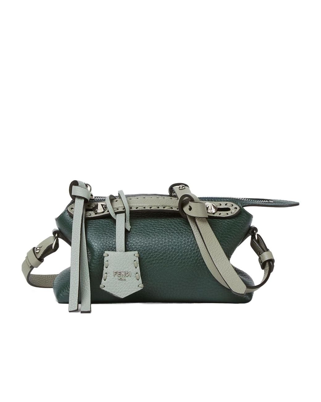 Fendi Green By The Way Soft Selleria Mini Handbag