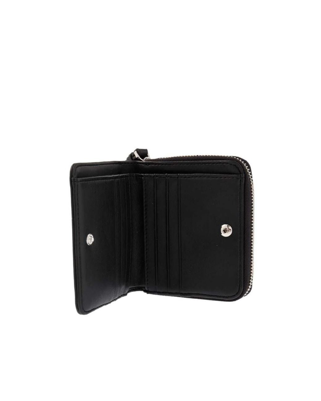 Karl Lagerfeld Black Zipper Wallet