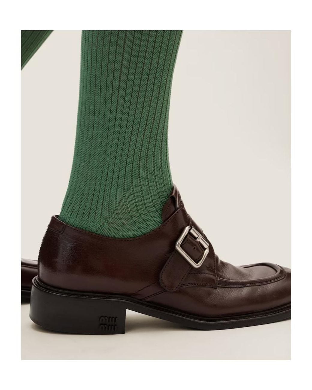 Miu Miu Brown Leather Brogues