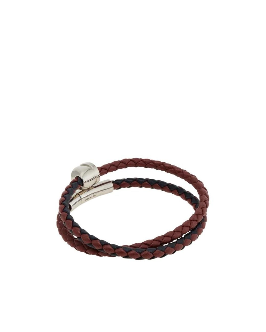 Ferragamo White Double-Loop Bracelet With Buckle