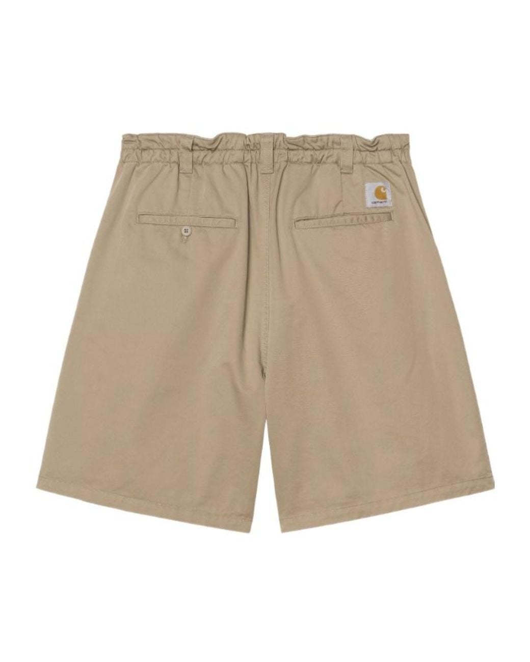Carhartt Natural Marv Pleated Shorts for men