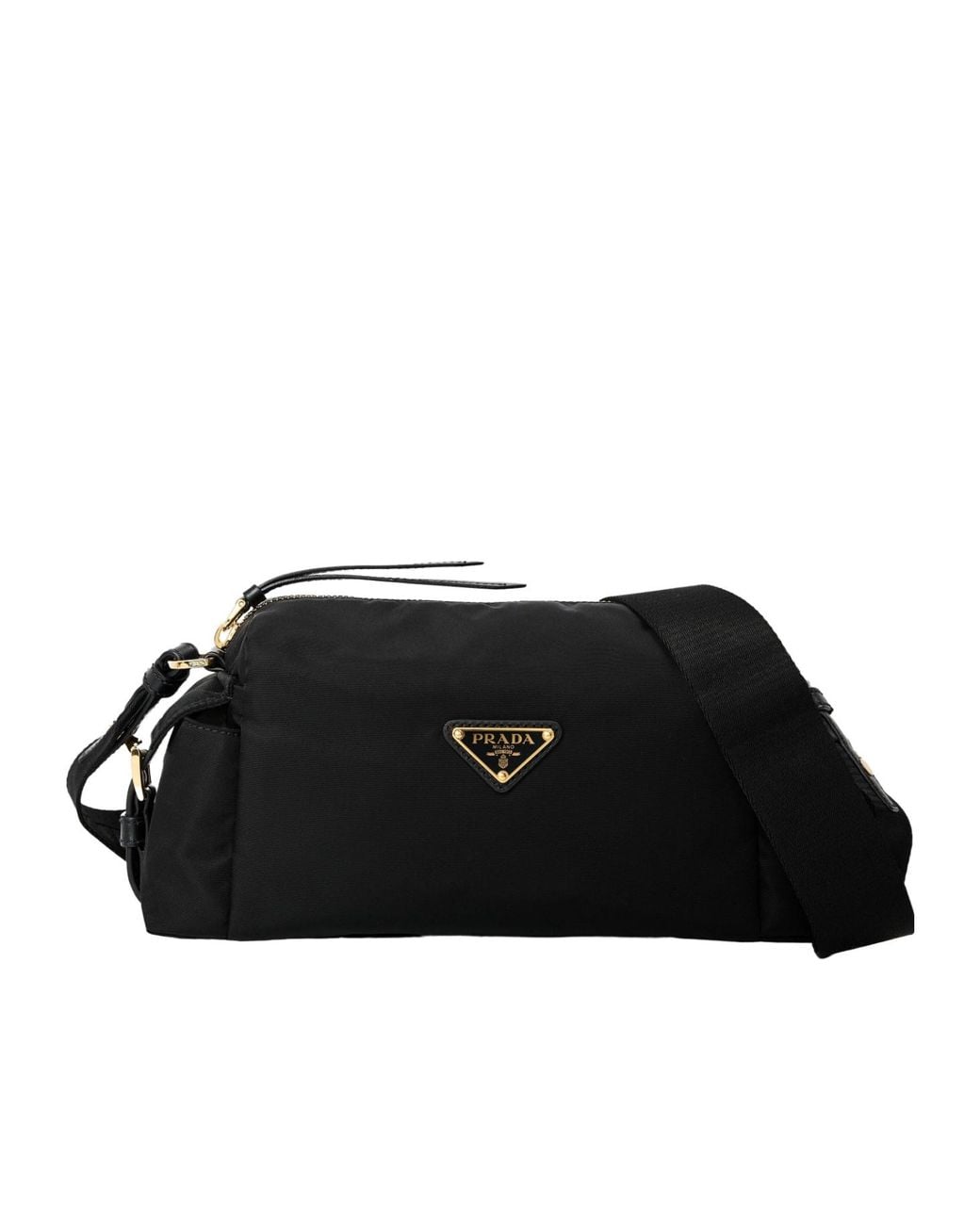 Prada Black Solid Color Shoulder Bag